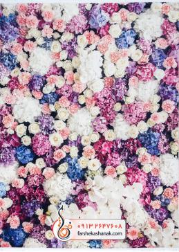 فرش طرح گل مدرن کلاریس