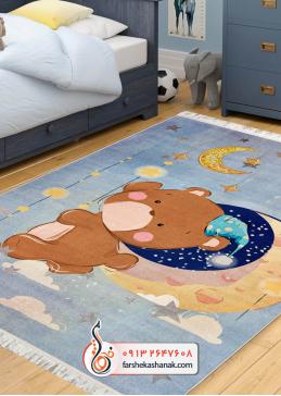 فرش کودک کلاریس طرح خرس مهربان